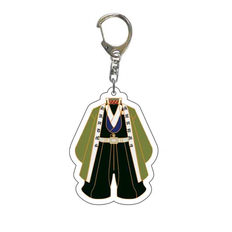 Demon Slayer Kimets Anime acrylic Key Chain  price for 5 pcs 6528