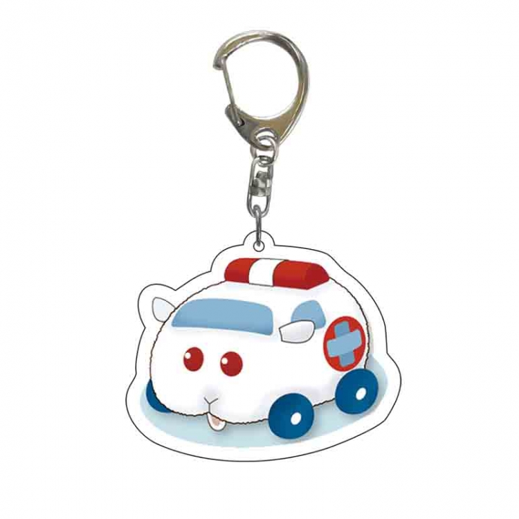 PUI PUI  Cartoons acrylic Key Chain  price for 5 pcs 6610