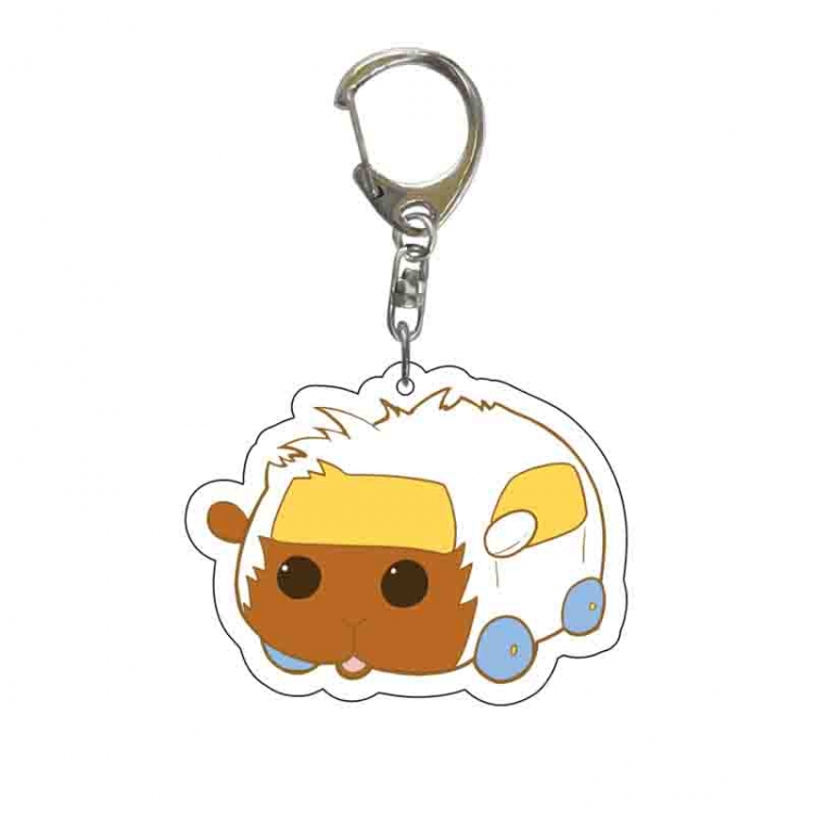 PUI PUI  Cartoons acrylic Key Chain  price for 5 pcs 6619