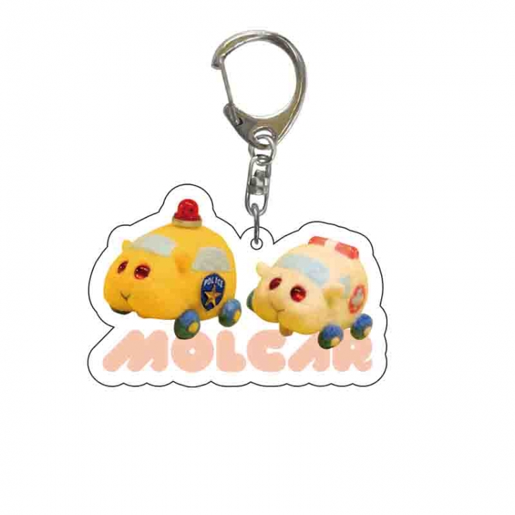 PUI PUI  Cartoons acrylic Key Chain  price for 5 pcs 6616