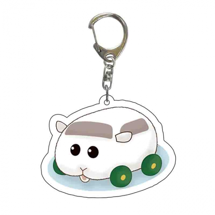 PUI PUI  Cartoons acrylic Key Chain  price for 5 pcs 6607