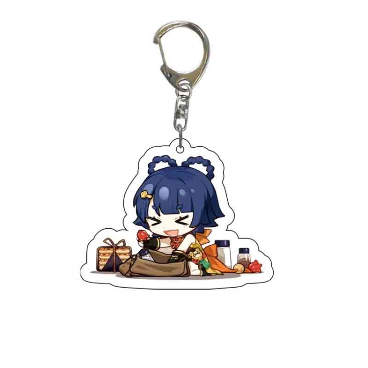 Genshin Impact Anime acrylic Key Chain  price for 5 pcs 6604