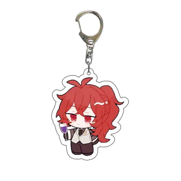 Genshin Impact Anime acrylic Key Chain  price for 5 pcs 6600