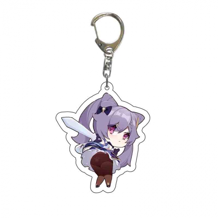 Genshin Impact Anime acrylic Key Chain  price for 5 pcs 6602