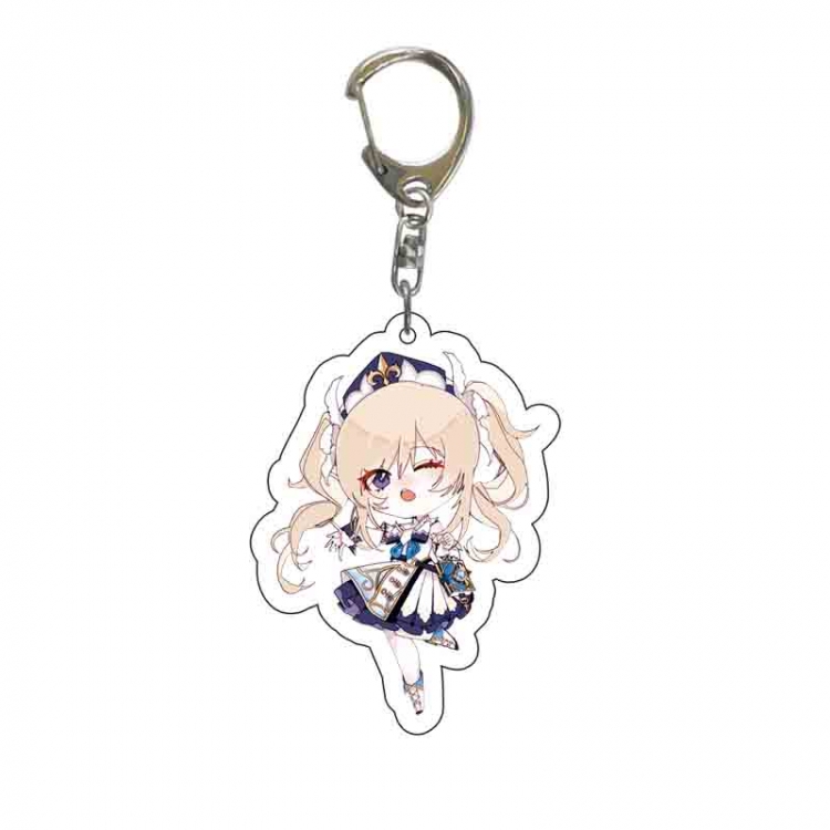 Genshin Impact Anime acrylic Key Chain  price for 5 pcs 6603