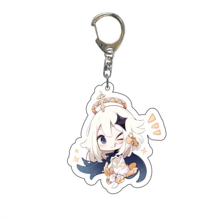 Genshin Impact Anime acrylic Key Chain  price for 5 pcs 6601