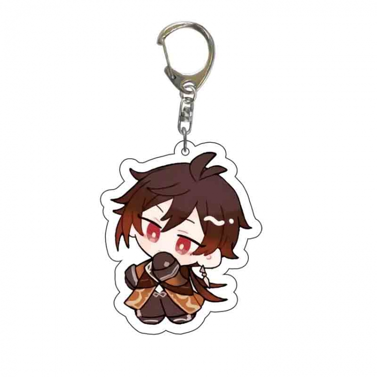 Genshin Impact Anime acrylic Key Chain  price for 5 pcs 6599