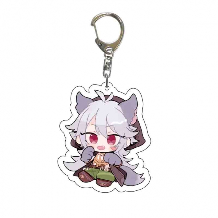 Genshin Impact Anime acrylic Key Chain  price for 5 pcs 6596