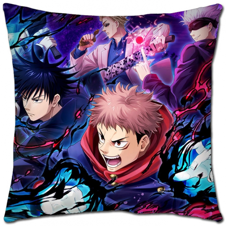 Jujutsu Kaisen Anime square full-color pillow cushion 45X45CM NO FILLING Z3-55