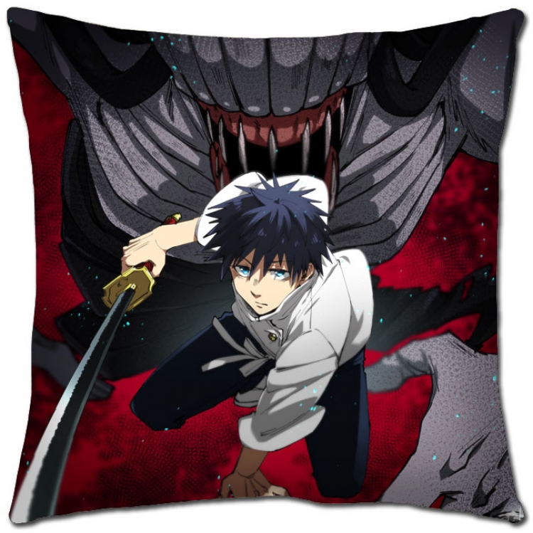 Jujutsu Kaisen Anime square full-color pillow cushion 45X45CM NO FILLING Z3-79