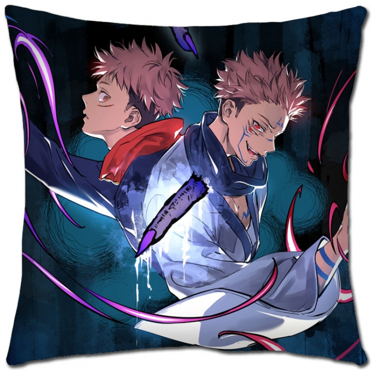 Jujutsu Kaisen Anime square full-color pillow cushion 45X45CM NO FILLING Z3-38