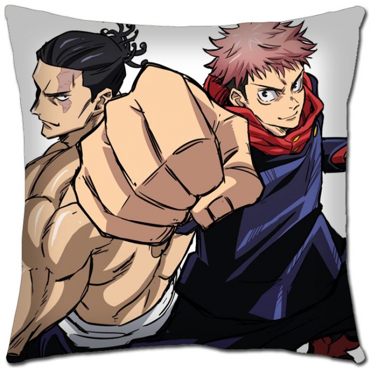 Jujutsu Kaisen Anime square full-color pillow cushion 45X45CM NO FILLING  Z3-58