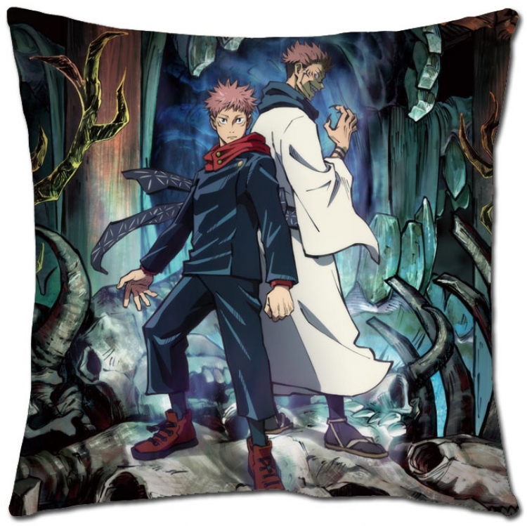 Jujutsu Kaisen Anime square full-color pillow cushion 45X45CM NO FILLING Z3-22