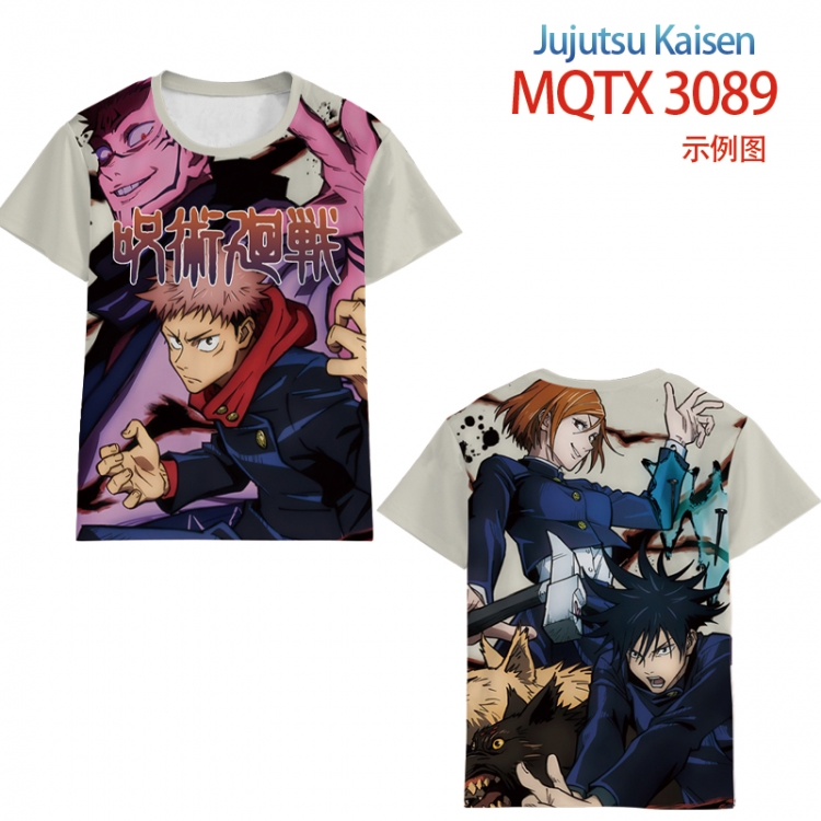 Jujutsu Kaisen full color printed short-sleeved T-shirt  from  S to 5XL MQTX 3089