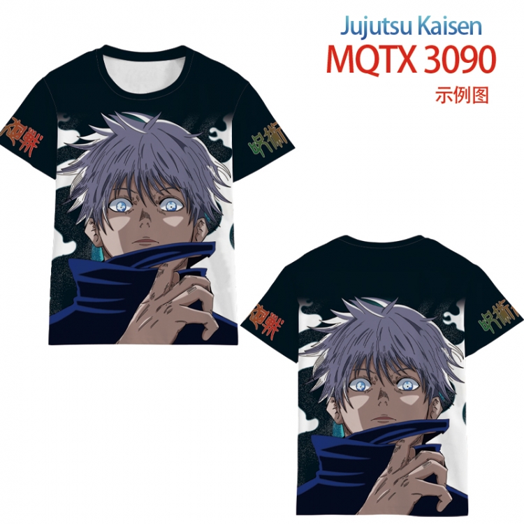 Jujutsu Kaisen full color printed short-sleeved T-shirt  from  S to 5XL MQTX 3090