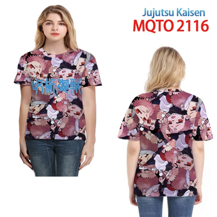 Jujutsu Kaisen Full color printed short sleeve T-shirt 2XS-4XL, 9 sizes  MQTO 2116