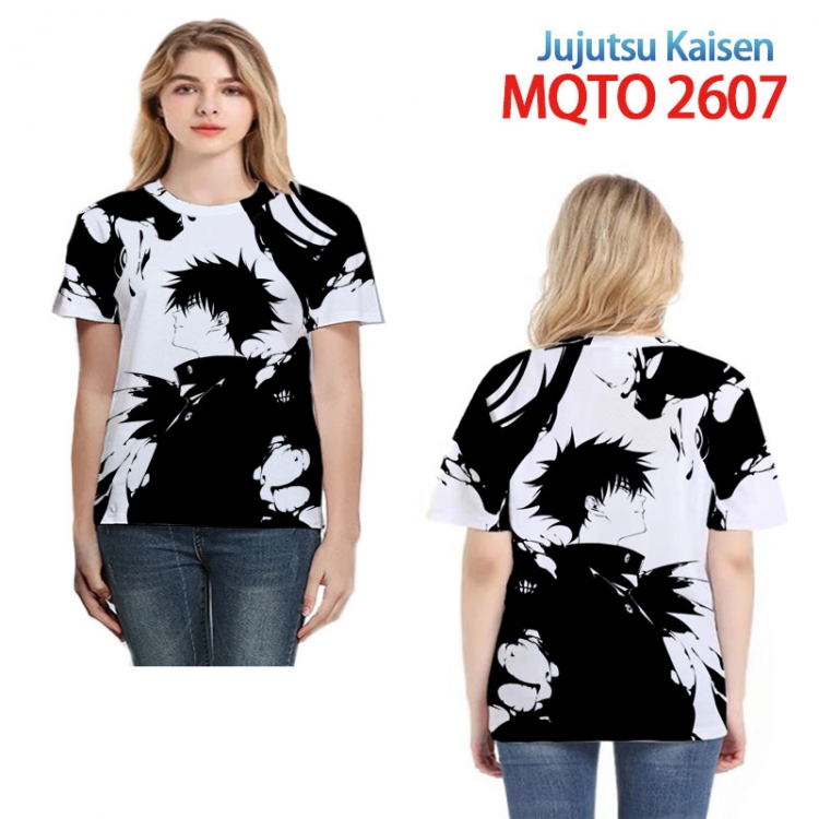 Jujutsu Kaisen Full color printed short sleeve T-shirt 2XS-4XL, 9 sizes MQTO-2607