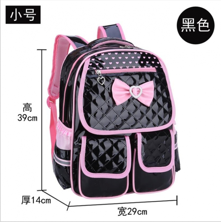 Pupils schoolbag waterproof PU leather backpack 39×29×14cm price for 3  pcs