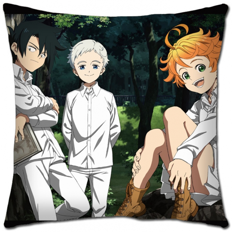 The Promised Neverla Anime square full-color pillow cushion 45X45CM NO FILLING Y2-49