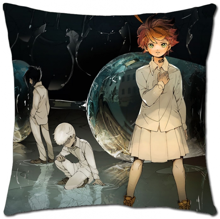 The Promised Neverla Anime square full-color pillow cushion 45X45CM NO FILLING Y2-44