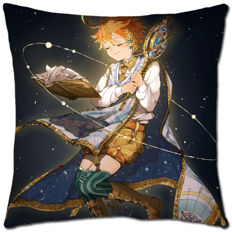 The Promised Neverla Anime square full-color pillow cushion 45X45CM NO FILLING Y2-68