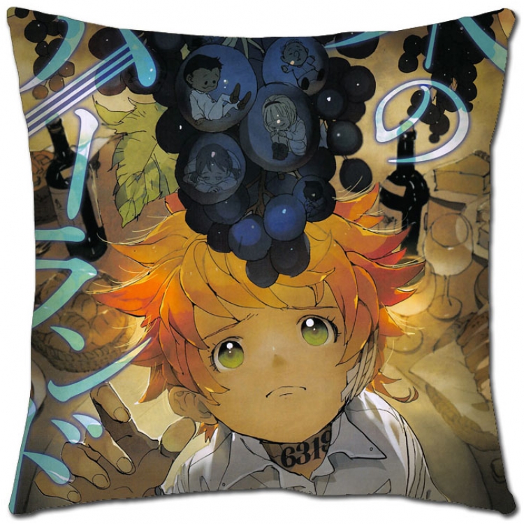 The Promised Neverla Anime square full-color pillow cushion 45X45CM NO FILLING Y2-42