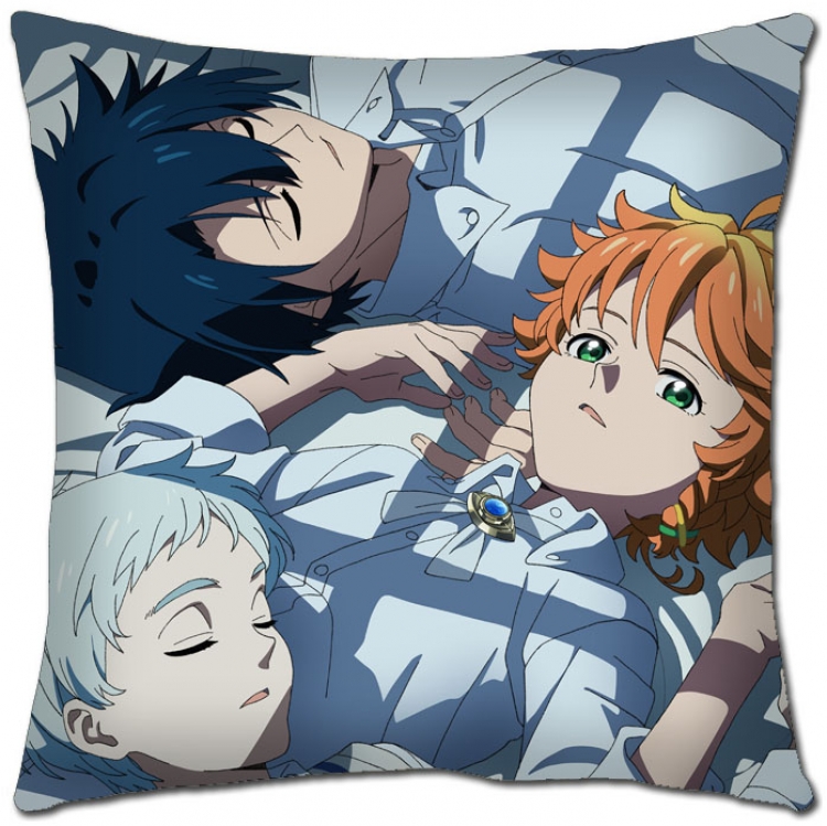 The Promised Neverla Anime square full-color pillow cushion 45X45CM NO FILLING Y2-34