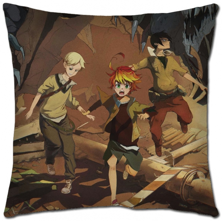 The Promised Neverla Anime square full-color pillow cushion 45X45CM NO FILLING Y2-25