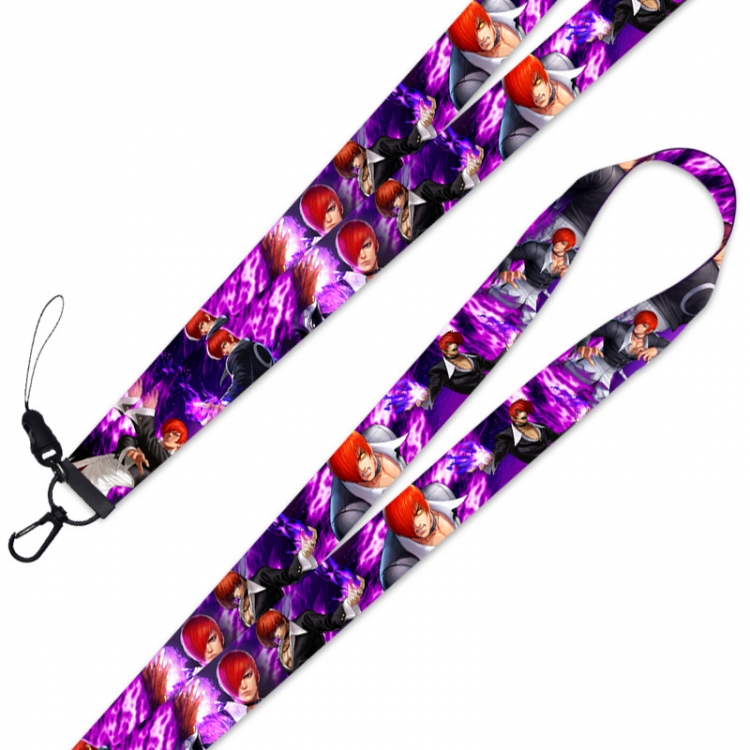 The King Of Fighter Anime lanyard mobile phone rope 45cm price for 10 pcs