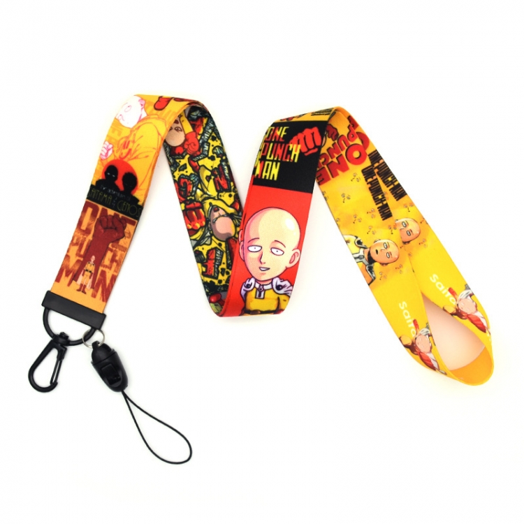 One Punch Man Anime lanyard mobile phone rope 45cm  price for 10 pcs