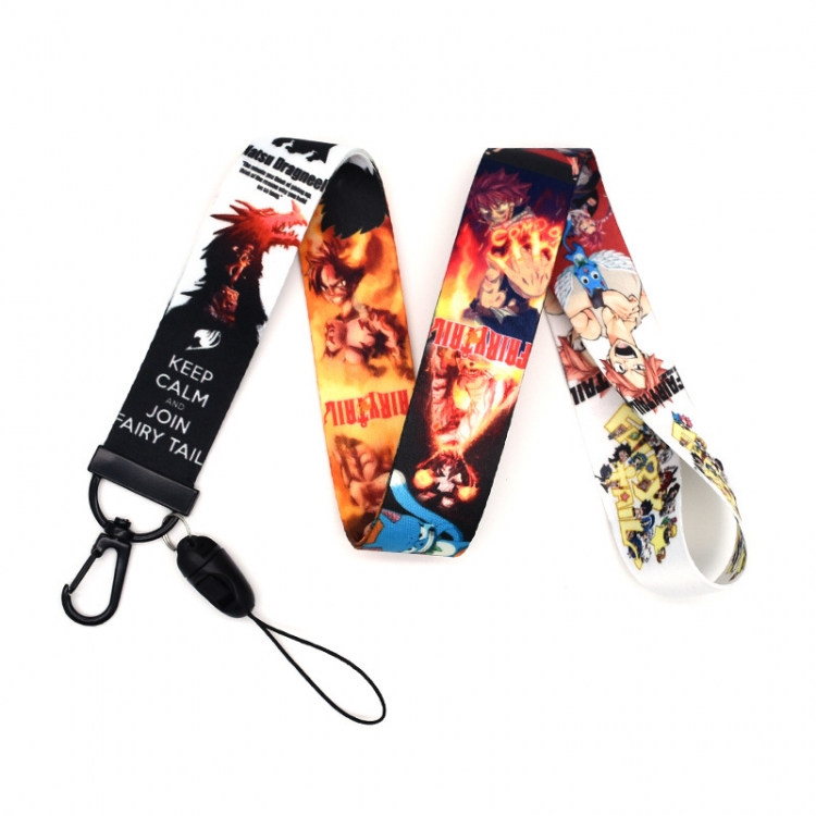 Fairy tail Anime lanyard mobile phone rope 45cm price for 10 pcs
