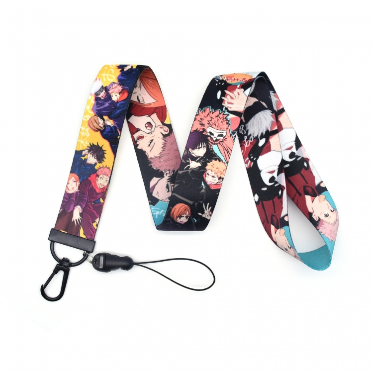 Jujutsu Kaisen  Anime lanyard mobile phone rope 45CM  price for 10 pcs style A