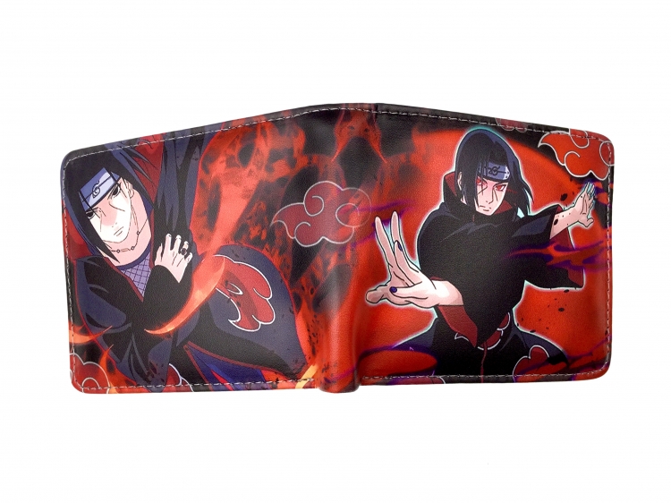 Naruto two fold  Short wallet 11X9.5CM 60G style 5
