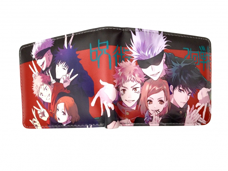 Jujutsu Kaisen two fold  Short wallet 11X9.5CM 60G style 8