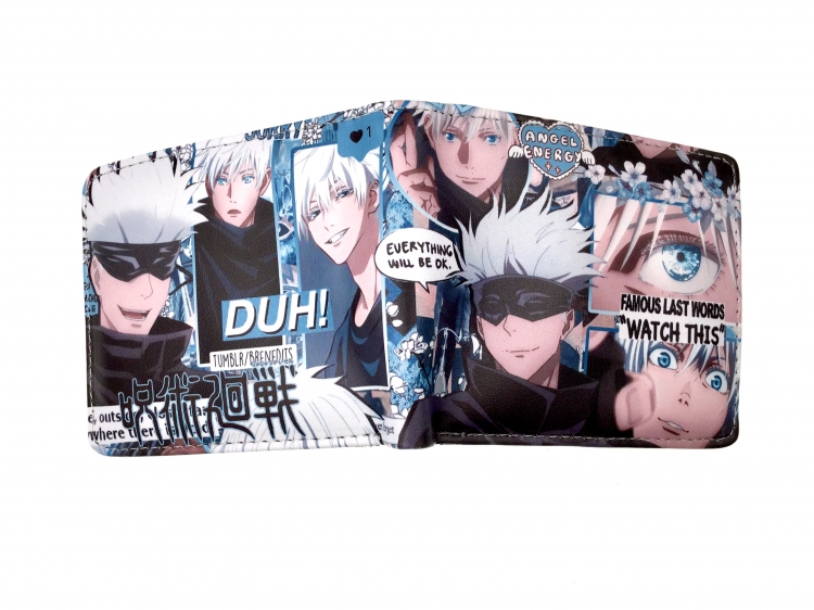 Jujutsu Kaisen two fold  Short wallet 11X9.5CM 60G style 6