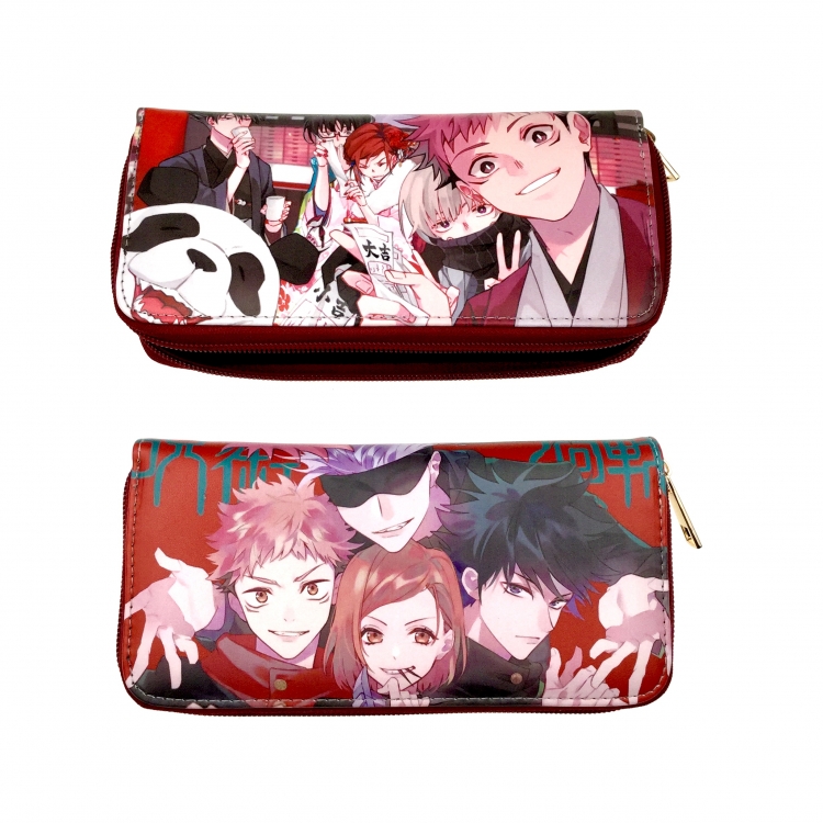 Jujutsu Kaisen   Anime full color print long zipper wallet style 2