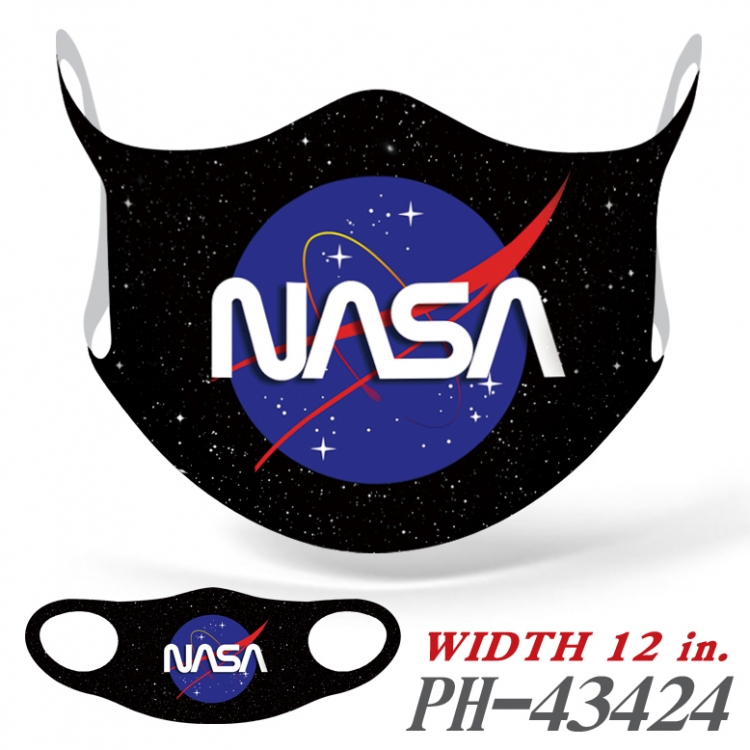NASA Full color Ice silk seamless Mask   price for 5 pcs PH-43424A