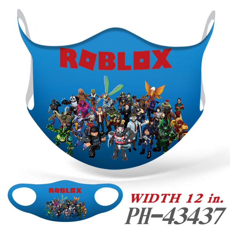 Roblox Full color Ice silk seamless Mask   price for 5 pcs  PH-43437A