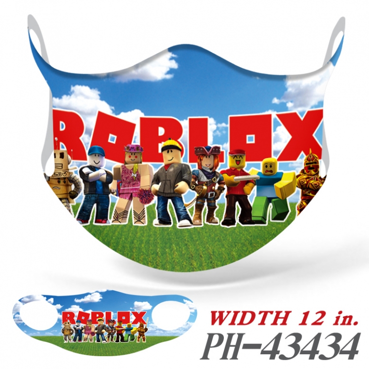 Roblox Full color Ice silk seamless Mask   price for 5 pcs PH-43434A