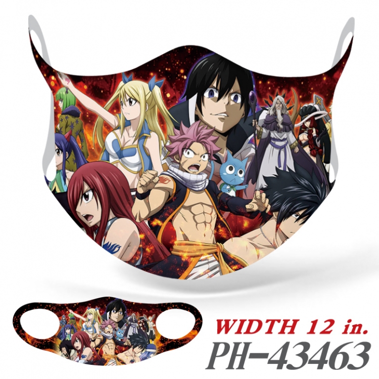 Fairy tail Full color Ice silk seamless Mask   price for 5 pcs PH-43463A