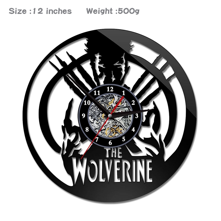 Wolverine  Creative painting wall clocks and clocks PVC material No battery JGL-001