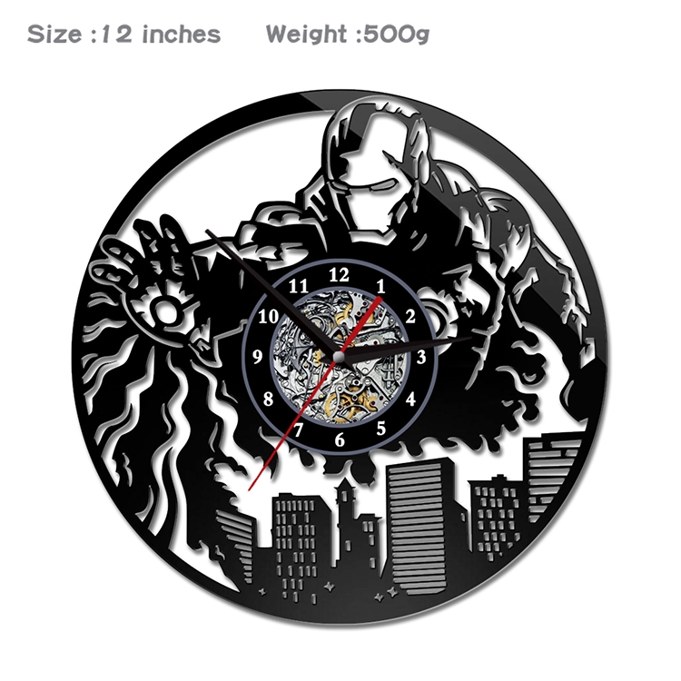 The avengers allianc  Creative painting wall clocks and clocks PVC material No battery  FCZLM-009