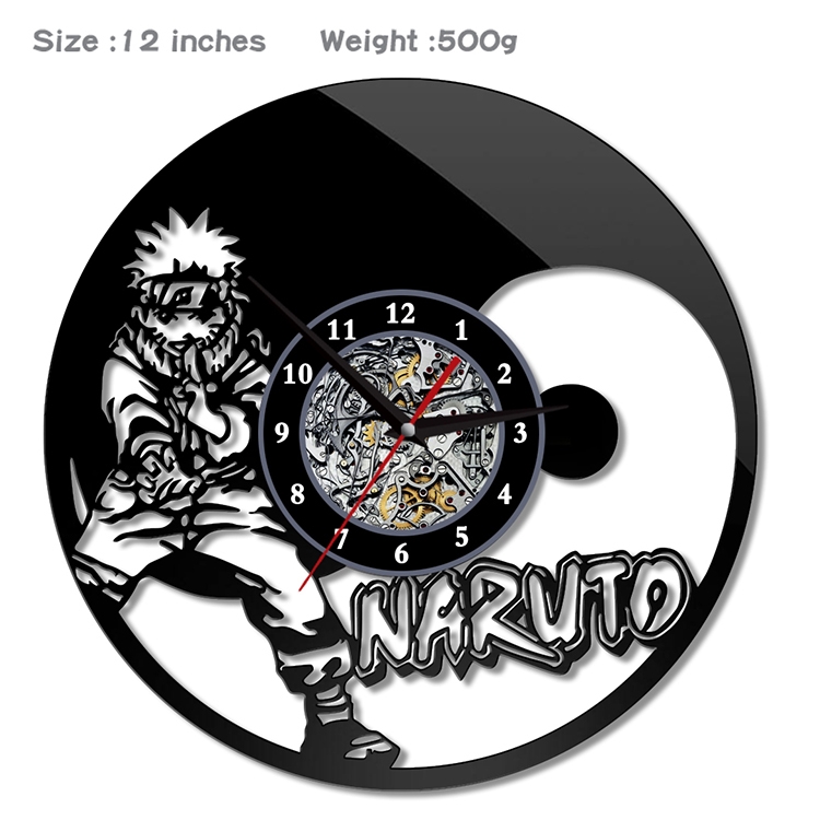 Naruto  Creative painting wall clocks and clocks PVC material No battery HYRZ-005