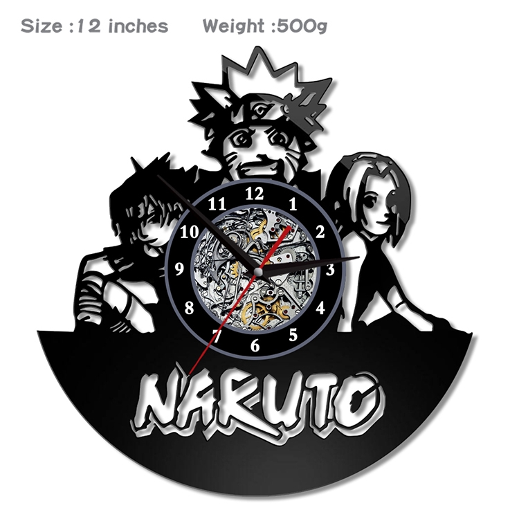 Naruto  Creative painting wall clocks and clocks PVC material No battery HYRZ-009