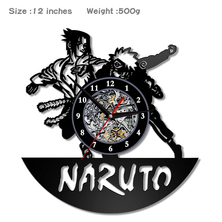 Naruto  Creative painting wall clocks and clocks PVC material No battery HYRZ-008