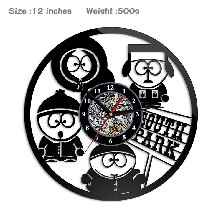 South Park  Creative painting wall clocks and clocks PVC material No battery  NFGY-002