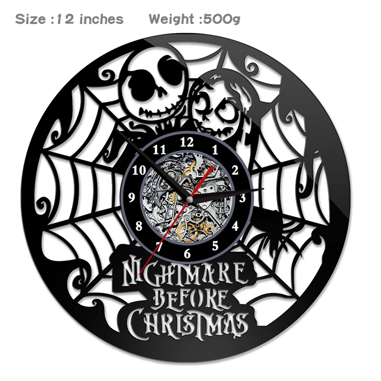 The Nightmare Before Christmas Creative painting wall clocks and clocks PVC material No battery SDYJH-019