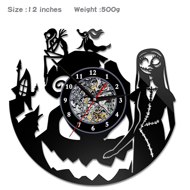 The Nightmare Before Christmas Creative painting wall clocks and clocks PVC material No battery SDYJH-018