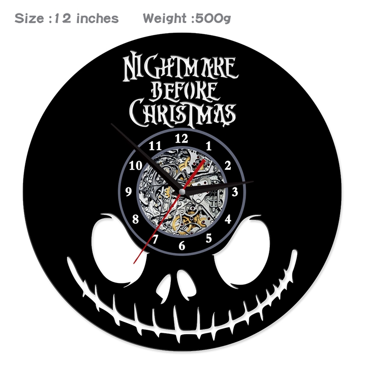 The Nightmare Before Christmas Creative painting wall clocks and clocks PVC material No battery SDYJH-016