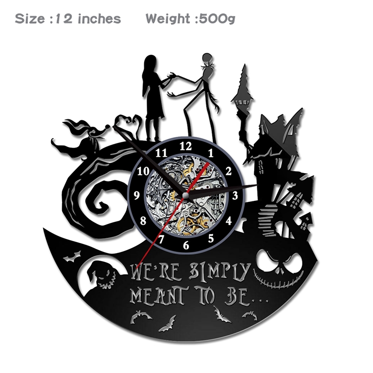 The Nightmare Before Christmas Creative painting wall clocks and clocks PVC material No battery SDYJH-020